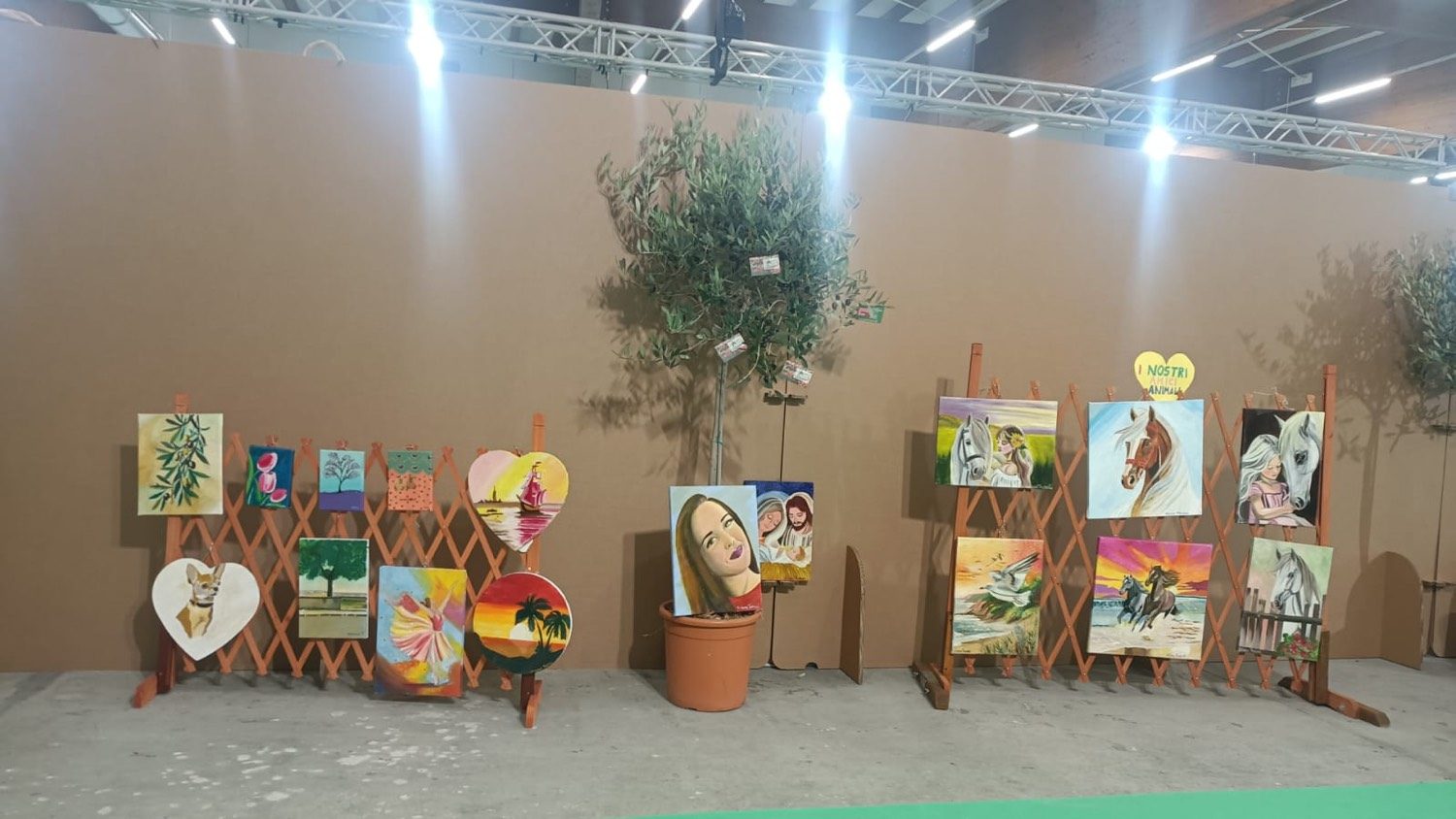 Quadri esposti alla fiera dell'olio, Campobasso